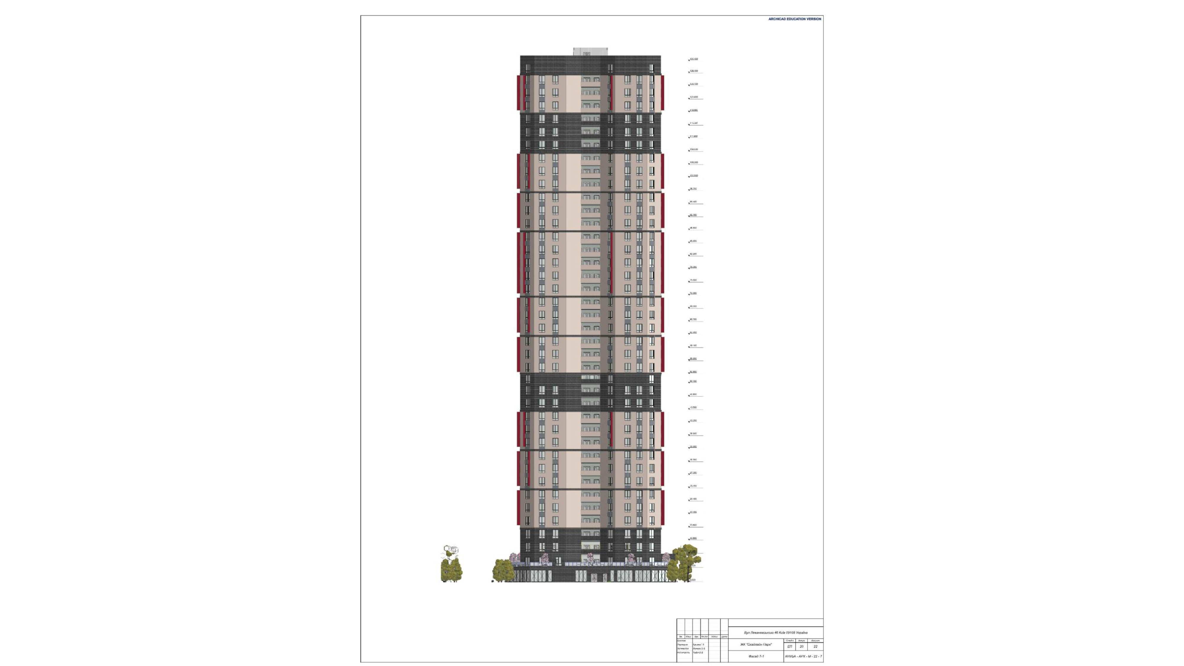 2023-BIM_Проєкт висотного житлового будинку_АБС-М-22-7_40